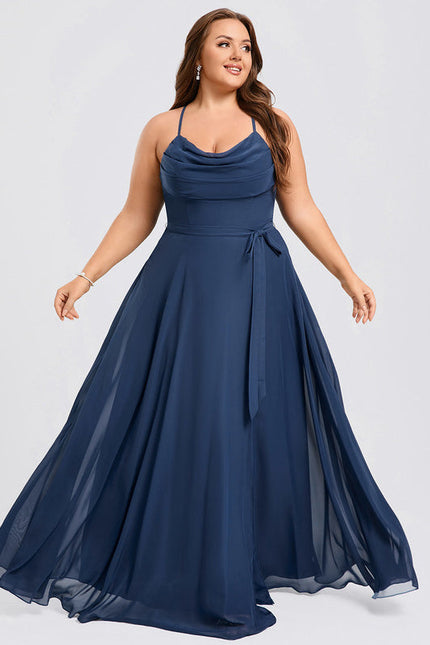 Robe Demoiselle D'Honneur Col V Fluidité - gallery 8