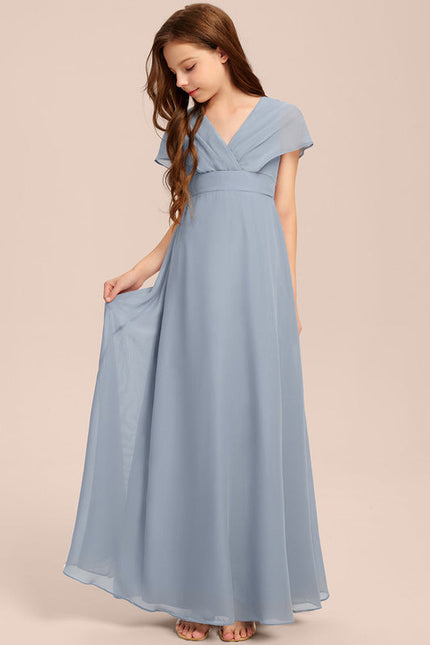 Robe Demoiselle D'Honneur Verte Éthérée - gallery 1