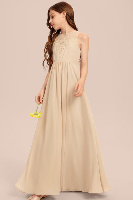 Robe Demoiselle D'Honneur Élégante Enfantine - gallery 1