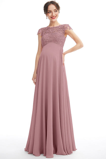 Robe Demoiselle D'Honneur Sérénade Rosée - gallery 4