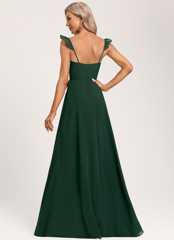 Robe Demoiselle D'Honneur Mousseline Aérienne - gallery 4