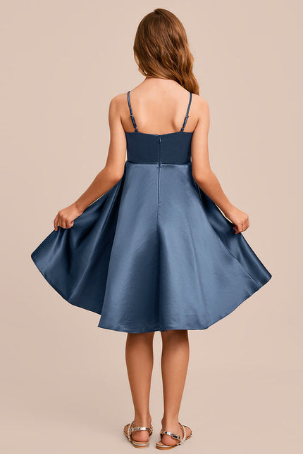 Robe Demoiselle D'Honneur Satin Charmeuse Ajustée - gallery 5