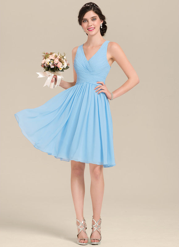 Robe Demoiselle D'Honneur Chiffon Éclat