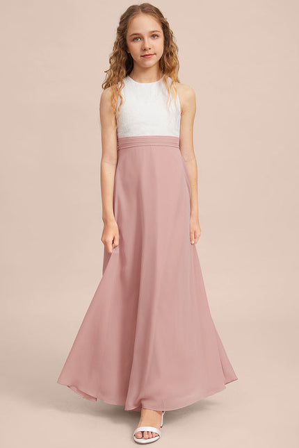 Robe Demoiselle D'Honneur Élégante Enfantine - gallery 1