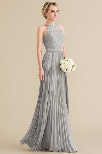Robe Demoiselle D'Honneur Perle Grise - gallery 2