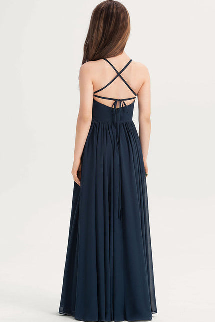 Robe Demoiselle D'Honneur Longue Élégante - gallery 4