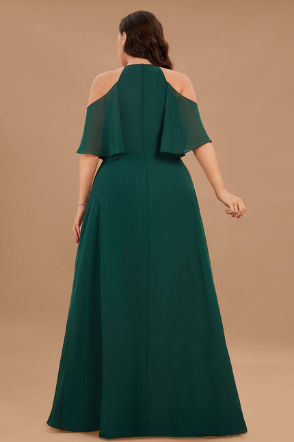 Robe Demoiselle D'Honneur Vert Canard - gallery 9
