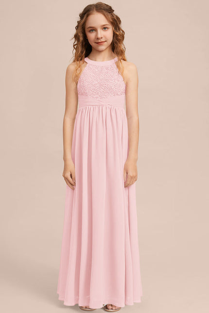 Robe Demoiselle D'Honneur Aérienne Rose - gallery 1