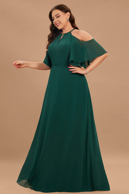 Robe Demoiselle D'Honneur Vert Canard - gallery 7