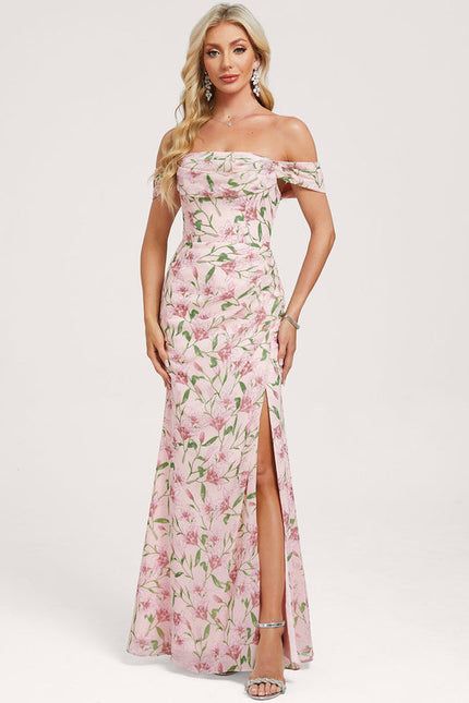 Robe Demoiselle D'Honneur Bordeaux Chic