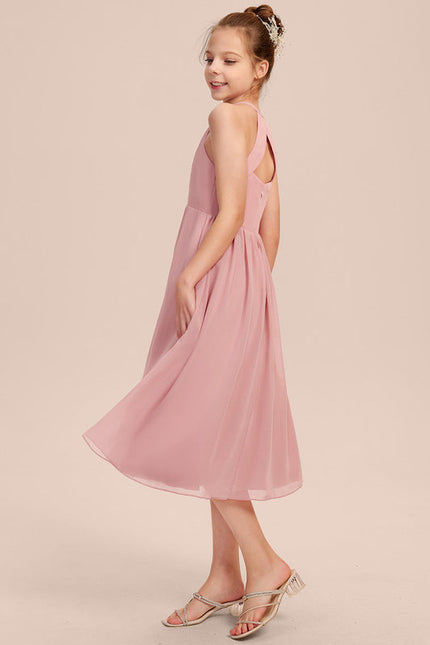 Robe Demoiselle D'Honneur Flou Menthe - gallery 3