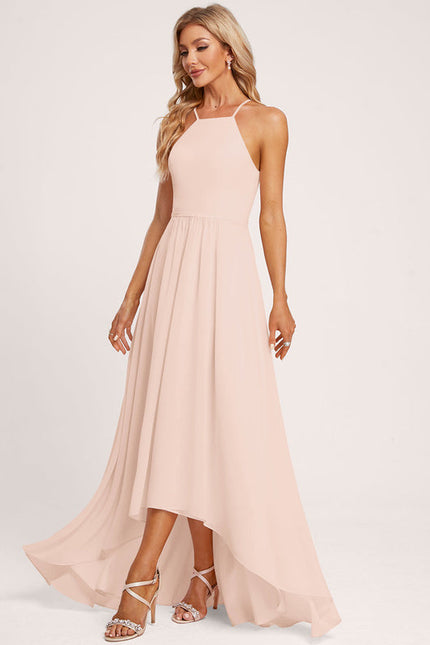 Robe Demoiselle D'Honneur Aérienne Pêche - gallery 5