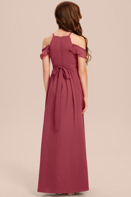 Robe Demoiselle D'Honneur Aquarelle Verte - gallery 3