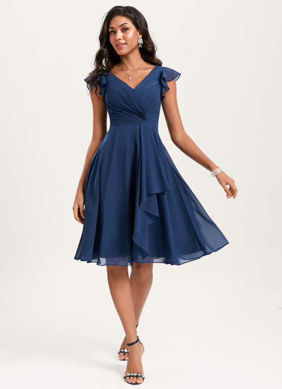 Robe Demoiselle D'Honneur Chiffon Éclat