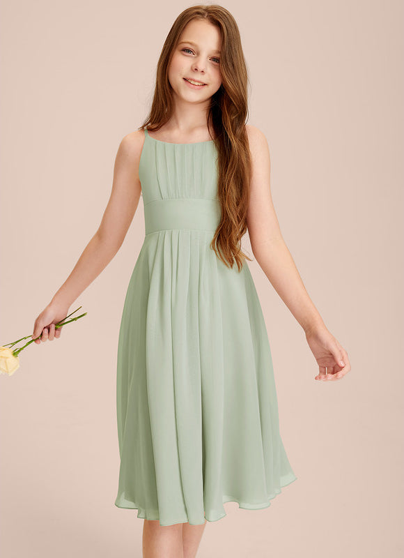 Robe Demoiselle D'Honneur Bleu Nuit Fluide