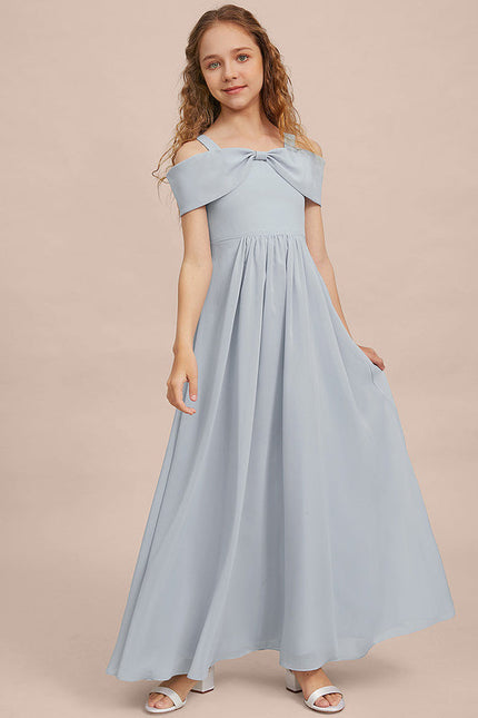 Robe Demoiselle D'Honneur Flottante Cerise