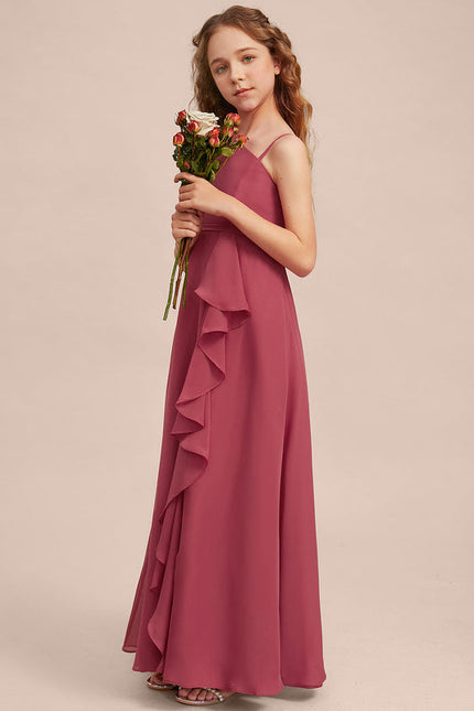 Robe Demoiselle D'Honneur Flamme Framboise - gallery 1