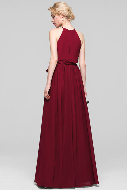 Robe Demoiselle D'Honneur Mousseline Lila - gallery 4