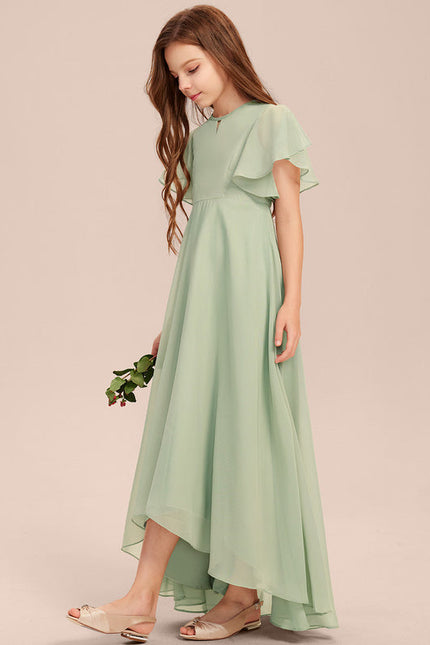 Robe Demoiselle D'Honneur Nuit Marine Fluide