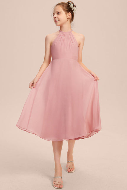 Robe Demoiselle D'Honneur Flou Menthe - gallery 5