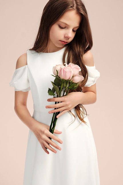 Robe Demoiselle D'Honneur Flottante Épure - gallery 3