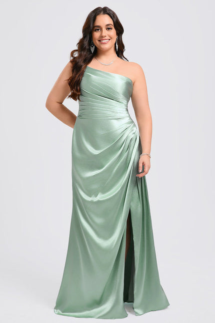 Robe Demoiselle D'Honneur Fluide Argentée - gallery 9