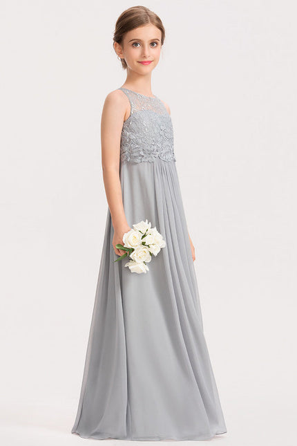 Robe Demoiselle D'Honneur Élégante Enfantine - gallery 2