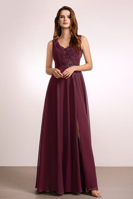 Robe Demoiselle D'Honneur Fluide Rose Pâle - gallery 2