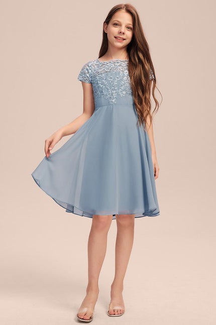 Robe Demoiselle D'Honneur Ciel Éthéré