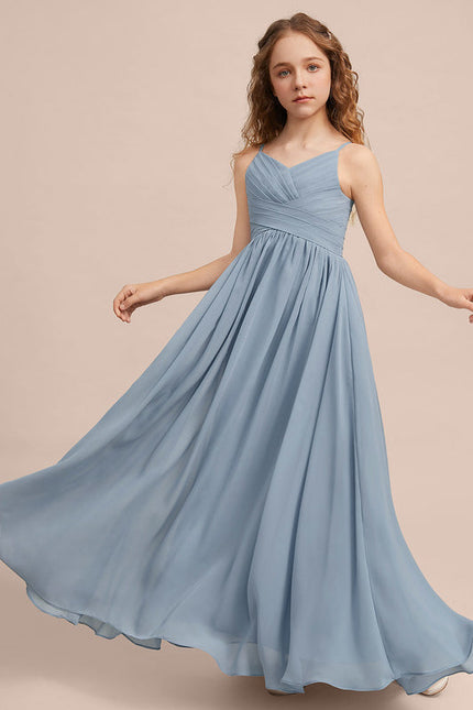 Robe Demoiselle D'Honneur Verte Éthérée - gallery 6