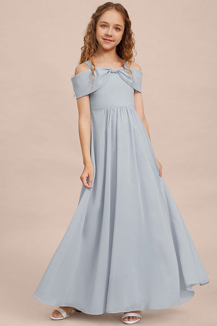 Robe Demoiselle D'Honneur Flottante Cerise - gallery 3