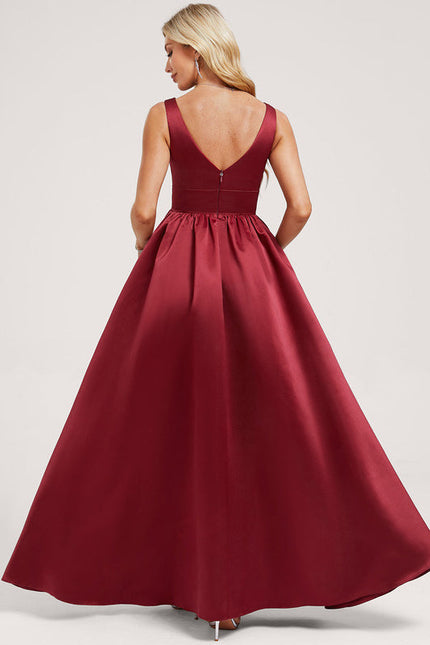 Robe Demoiselle D'Honneur Rose Satin - gallery 4