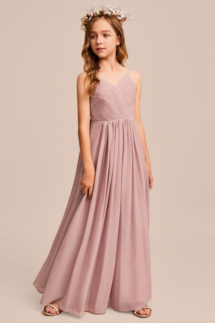 Robe Demoiselle D'Honneur Verte Éthérée