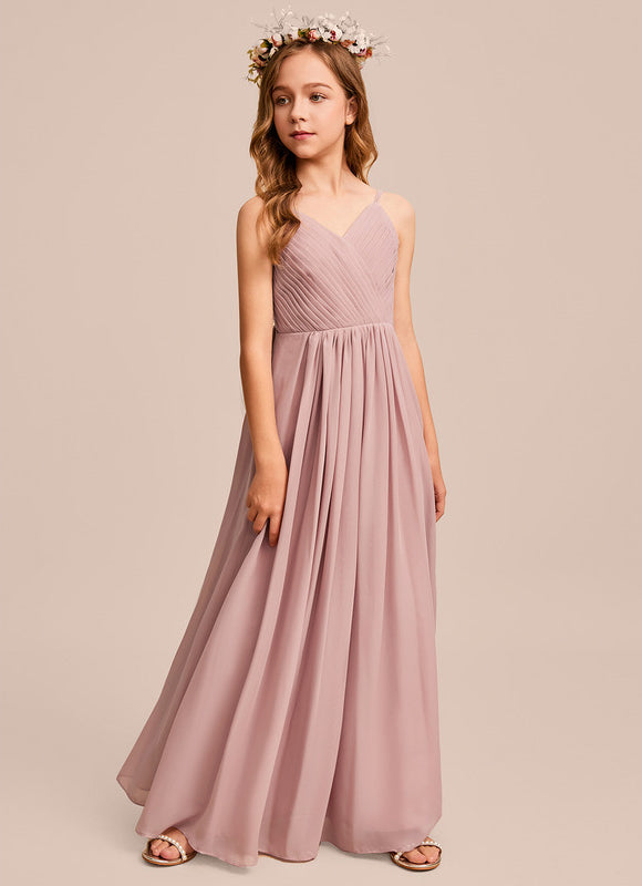 Robe Demoiselle D'Honneur Verte Éthérée