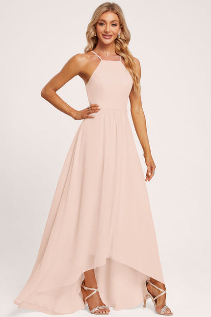 Robe Demoiselle D'Honneur Aérienne Pêche - gallery 3