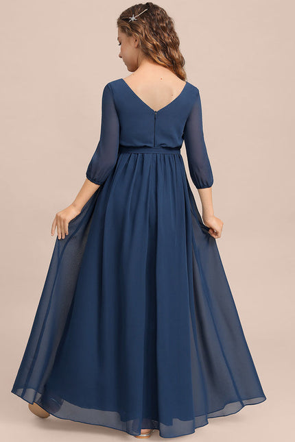 Robe Demoiselle D'Honneur Verte Éthérée - gallery 1