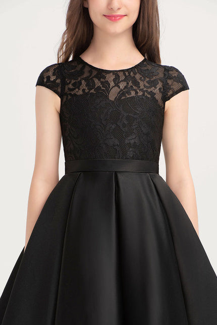 Robe Demoiselle D'Honneur Noire Chic - gallery 5