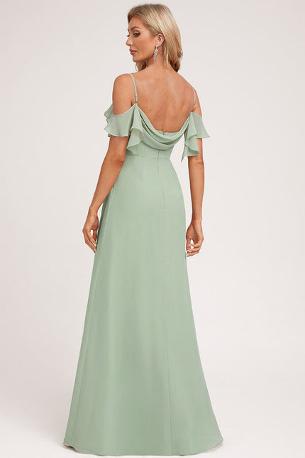 Robe Demoiselle D'Honneur Fluide Ciel - gallery 1