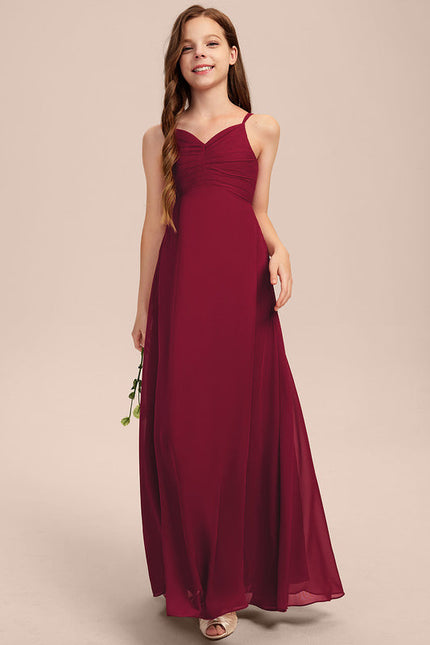 Robe Demoiselle D'Honneur Verte Éthérée