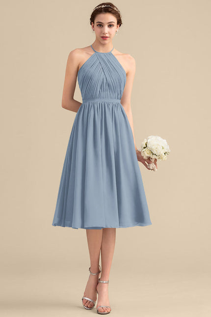 Robe Courte Demoiselle D'Honneur Femme - gallery 2