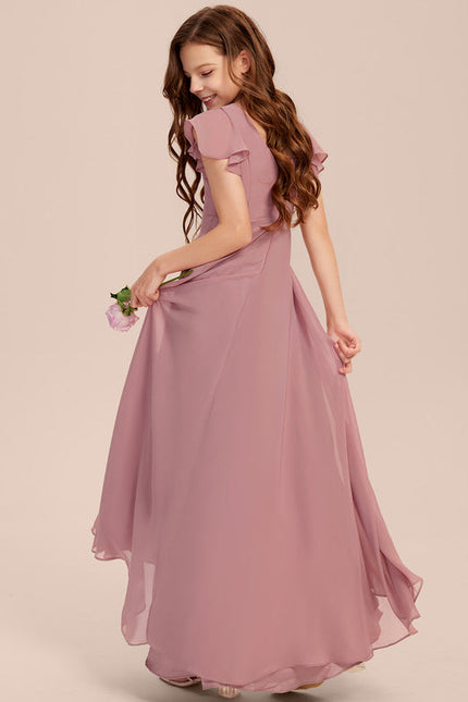 Robe Demoiselle D'Honneur Nuit Marine Fluide - gallery 3