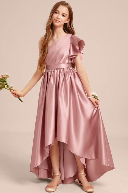 Robe Demoiselle D'Honneur Satin Lilas Chic - gallery 3