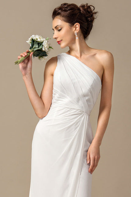 Robe Demoiselle D'Honneur Élégance Asymétrique - gallery 3