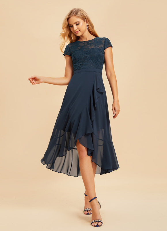 Robe Demoiselle D'Honneur Aérienne Indigo - gallery 5