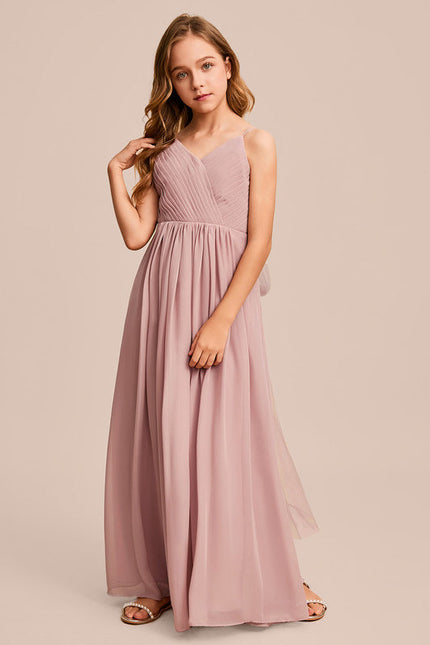 Robe Demoiselle D'Honneur Verte Éthérée - gallery 4