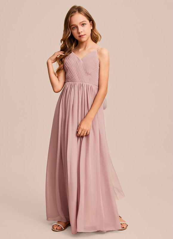 Robe Demoiselle D'Honneur Verte Éthérée - gallery 4