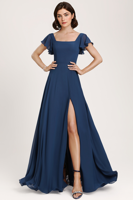 Robe Demoiselle D'Honneur Fluide Mint