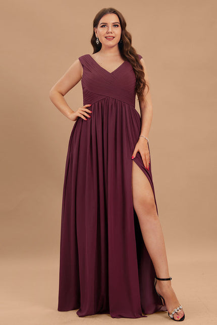 Robe Demoiselle D'Honneur Bordeaux Chic - gallery 4