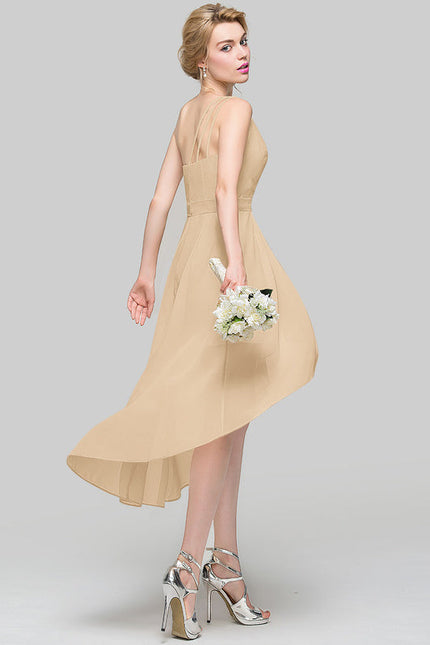 Robe Demoiselle D'Honneur Élégance Sable - gallery 4