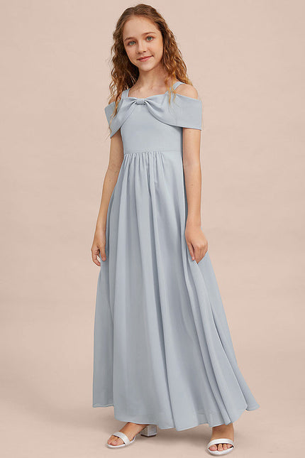 Robe Demoiselle D'Honneur Flottante Cerise - gallery 5